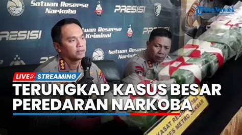 Live Resnarkoba Polres Jakarta Barat Ungkap Kasus Besar Peredaran