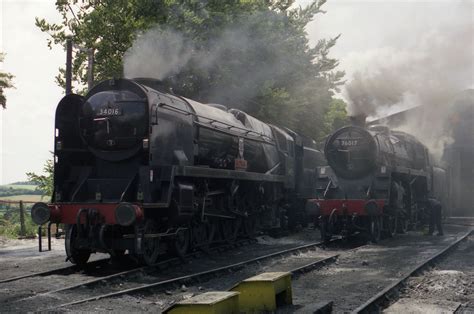 Eastleigh Bodmin Bullen Train Engines British Rail West Country