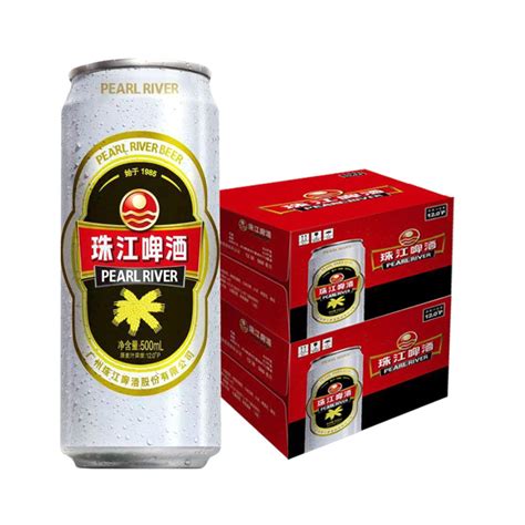 珠江啤酒12度经典老珠江500ml24罐整箱装 惠券直播 一起惠返利网