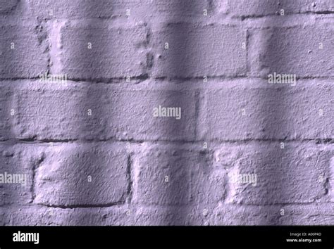 White Painted Brick Wall Stock Photo Alamy