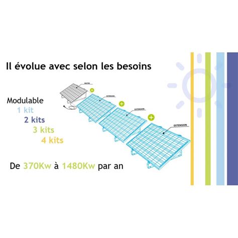 Extension Pour Kit Solaire Plug And Play Master W Panneau Voltalia