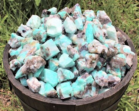 Rough Natural Amazonite Crystals Choose Ounces Or Lb Bulk Wholesale