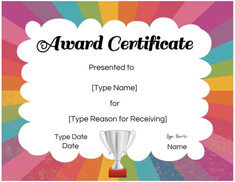 Printable Free Online Certificates - Printable Templates Free