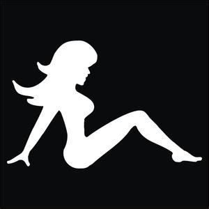 Mud Flap Girl White X2 vinyl decal sticker Mudflap | eBay | Vinyl ...