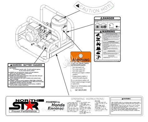 Northstar 157594az Parts Diagram For Safety Labeling