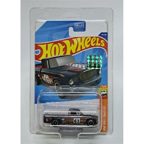โมเดลรถเหลก Hot Wheels Hot Trucks Studebaker Champ Super Treasure Hunt STH Factory Sealed