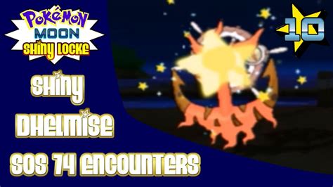 Shiny Dhelmise 74 SOS Encounters Pokémon Moon Shiny Locke Shiny 10