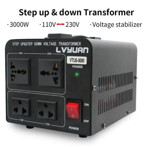 3000w 5000w Step Up Step Down Transformer Voltage Converter 220v 110v 110v 220v Ebay