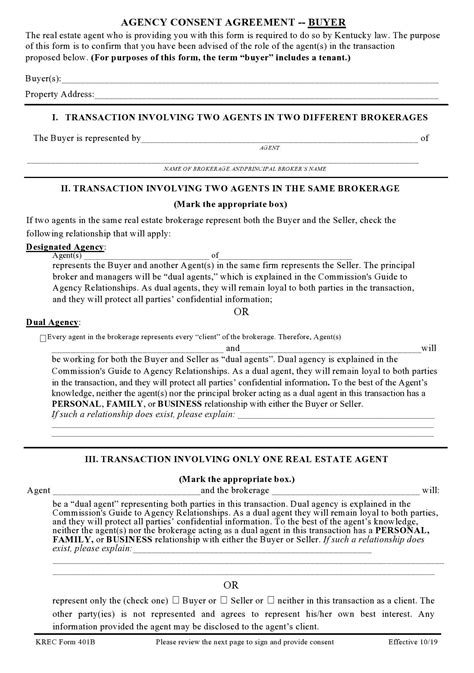 40 Exclusive Buyer Agency Agreements And Forms Templatelab