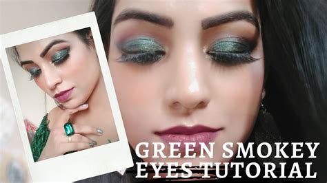 Green Smokey Eyes Tutorialhow To Creat Green Smokey Eyescocktail Party Makeup Look In Green