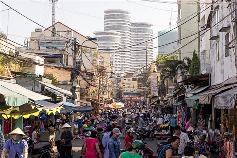 Shopping at the Local Market - Saigon For 91 Days