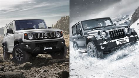 Maruti Suzuki Jimny 5 Door Vs Mahindra Thar Price Specs Comparison