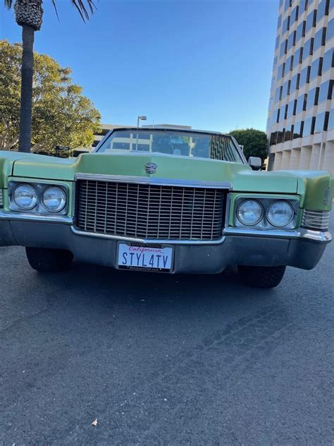 Cadillac Deville Convertible Green Fwd Automatic Classic