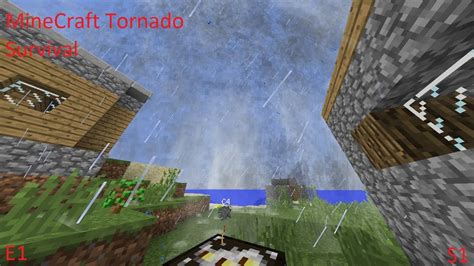 Minecraft Tornado Survival S E Time To Rebuild Youtube