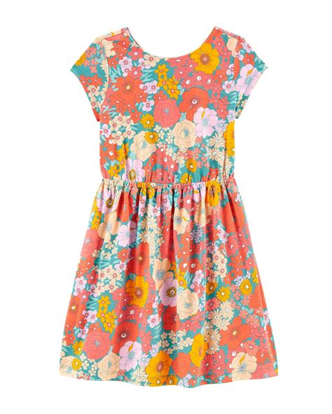 Riachuelo Vestido Curto Infantil Floral Rosa Carter S Tam A