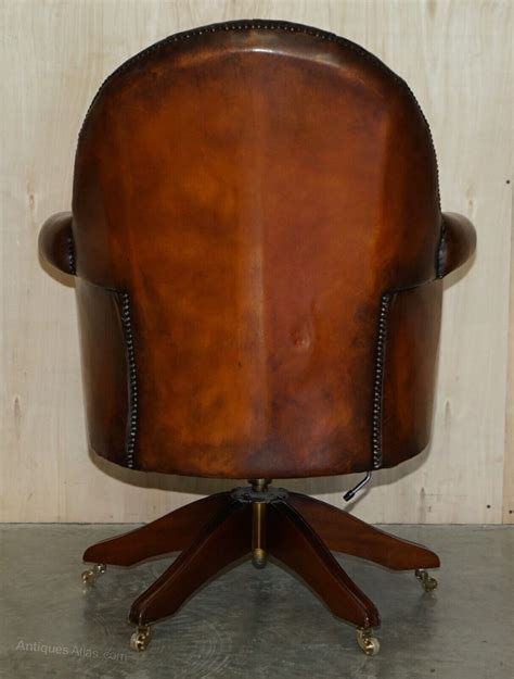 Circa 1900 Chesterfield Leather Directors Chair Antiques Atlas