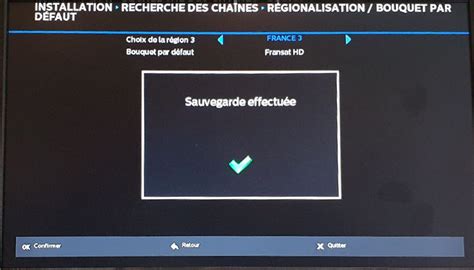 Première installation du Philips DSR3031F Fransat