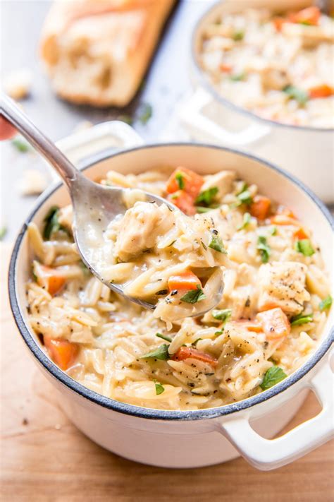 Creamy Chicken Orzo Soup Artofit