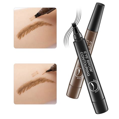 Microblading Sobrancelha Caneta Prova Dwaterproof Gua Garfo Ponta