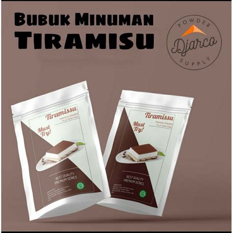 Jual Bubuk Minuman Rasa Tiramisu Kg Premium Powder Drink Shopee