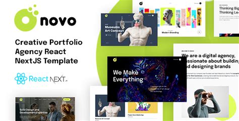 Onovo Creative Portfolio Agency React NextJS Template ThemeMag