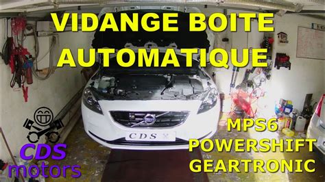 Vidange Boite Automatique Volvo Ford Powershift Mps Dct Youtube