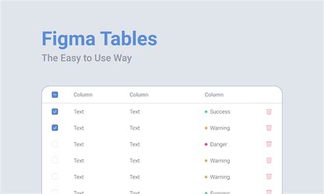 Figma Tables The Easy To Use Way Figma