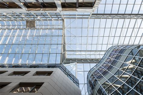 Facade Glass Recycling Refitting Of Sas Headquarters With Recycled Saint Gobain Glass