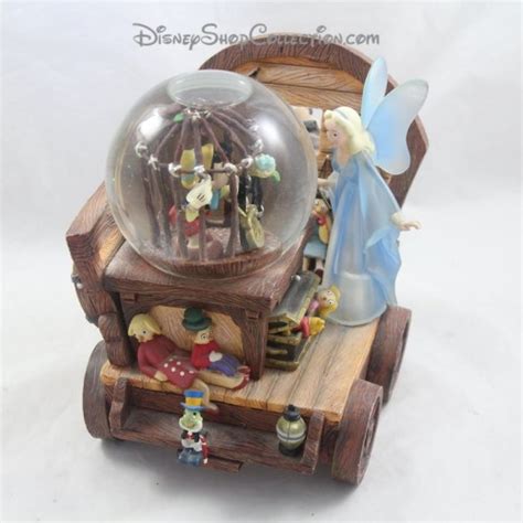 Snowglobe Musical Et Lumineux Le Wagon De Stromboli DISNEY Pinocchi