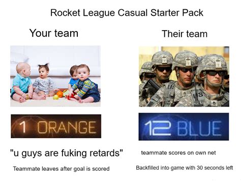 Rocket League Casual Mode Starter Pack Starterpacks