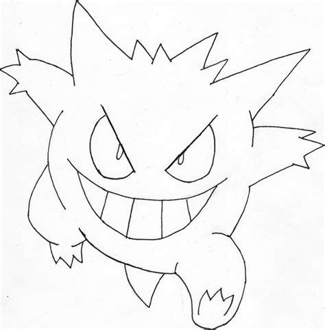 The best free Gengar drawing images. Download from 54 free drawings of ...