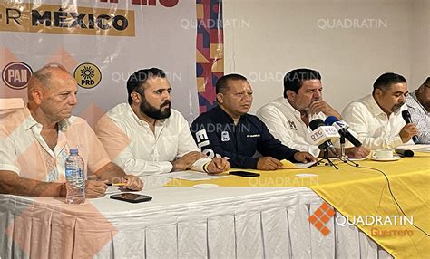 Llaman PRI PRD y PAN a cerrar filas con Xóchitl Gálvez en Guerrero