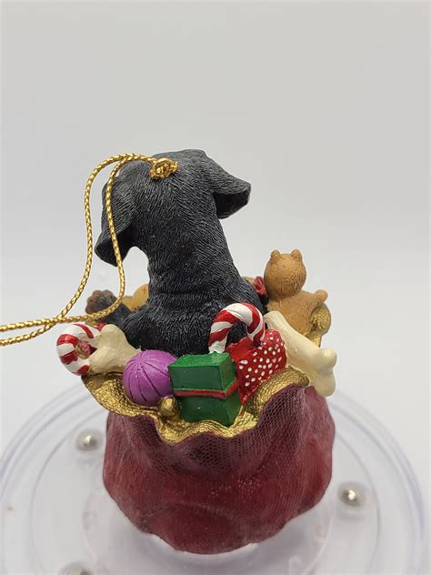 Vintage Danbury Mint Dachshund In Santa S Bag Of Toys Etsy