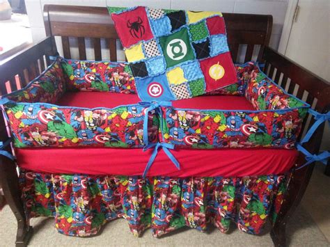 Custom Baby Bedding Super Hero Crib Set Marvel Crib Set