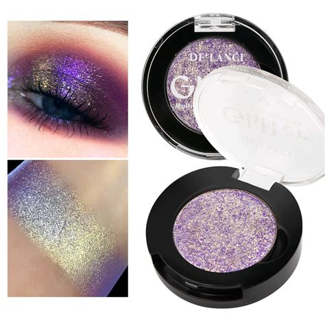 Afflano Single Purple Gold Eyeshadow Shimmery Duo Chrome