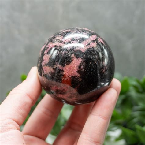 Rhodonite Sphere Medium - The Crystal Council