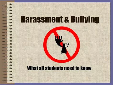 Ppt Harassment And Bullying Powerpoint Presentation Free Download Id 3684838