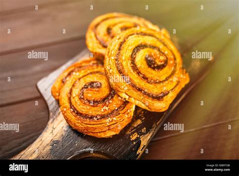 Traditional Cinnamon Rolls Stock Photo Alamy