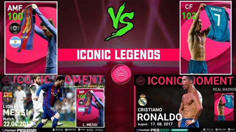 Rated Iconic Ronaldo Card Rated Messi New Best Iconic