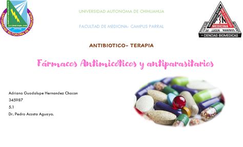 Farmacos Antimicoticos Y Antiparasitarios Universidad Autonoma De