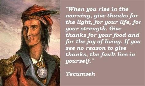 Tecumseh Famous Quotes. QuotesGram