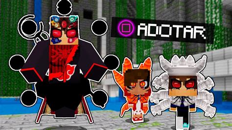 FUI ADOTADO PELO DEUS Da AKATSUKI No MINECRAFT YouTube