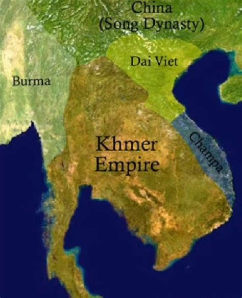 (Map) Champa kingdom. ca 11st- 13rd century CE | Khmer empire, Angkor, Ancient kingdom