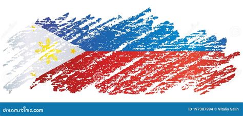 Flag Of The Philippines Republic Of The Philippines Vector