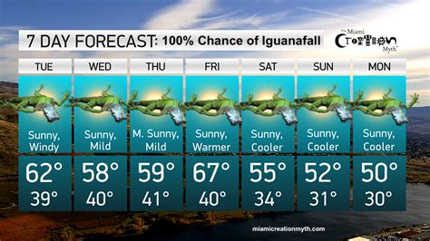 Florida Weather Forecast Calls for a 100% Chance of Iguanafall