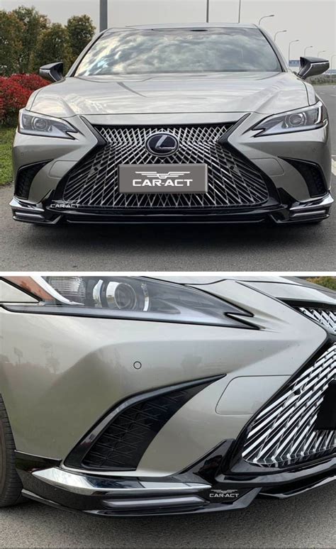 2019 Lexus ES350 ES Hybrid Tuning LS style Front & Back Lip Side Skirts