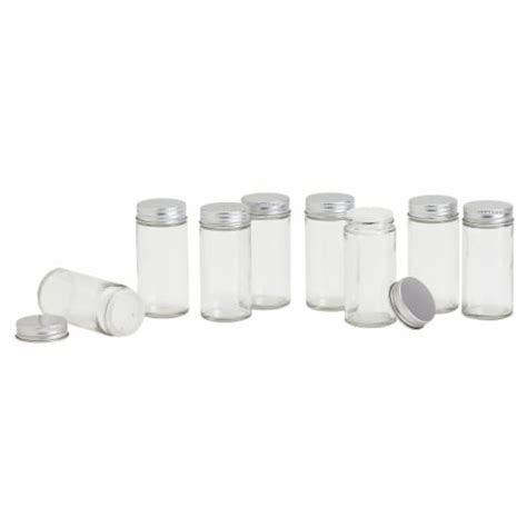 Mason Craft And More Round Glass Spice Jars 8 Pc Fred Meyer