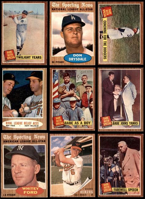 Topps Baseball Complete Set Vg Ebay