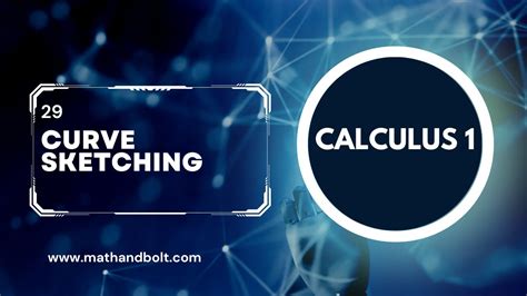 Calculus Lecture Application Of Derivatives Curve Sketching