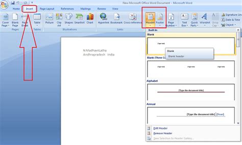 How To Insert Or Remove Header And Footer In Ms Word Whatvwant